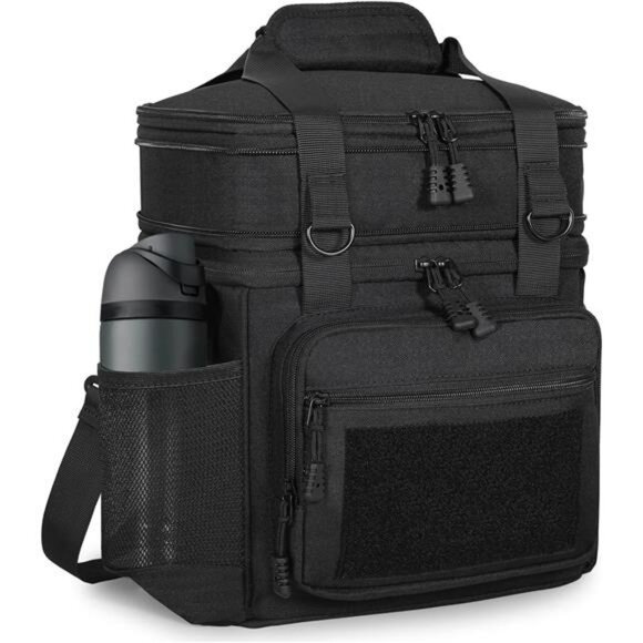 Expandable Insulated Lunch Bag Large Leakproof Cooler Tote Work Travel - Picture 1 of 7
